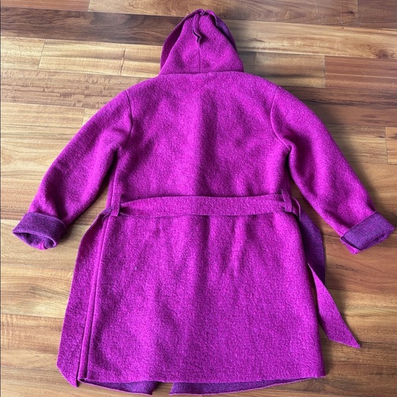 Wool blend belted jacket - Picture 6 of 8